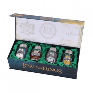 EL SEÑOR DE LOS ANILLOS PACK DE 4 VASOS DE CHUPITO HOBBITS