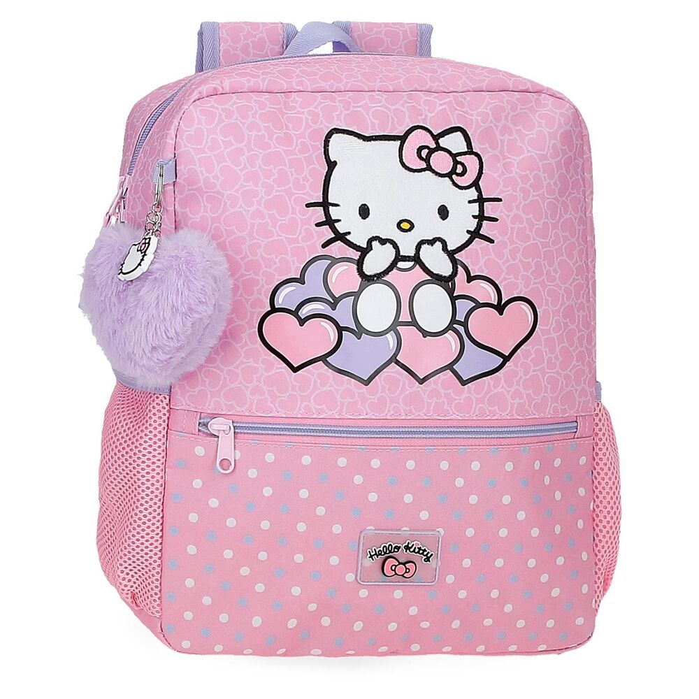 Mochila Hearts & Dots Hello Kitty 33cm adaptable Mochila Hearts & Dots Hello Kitty 33cm adaptable