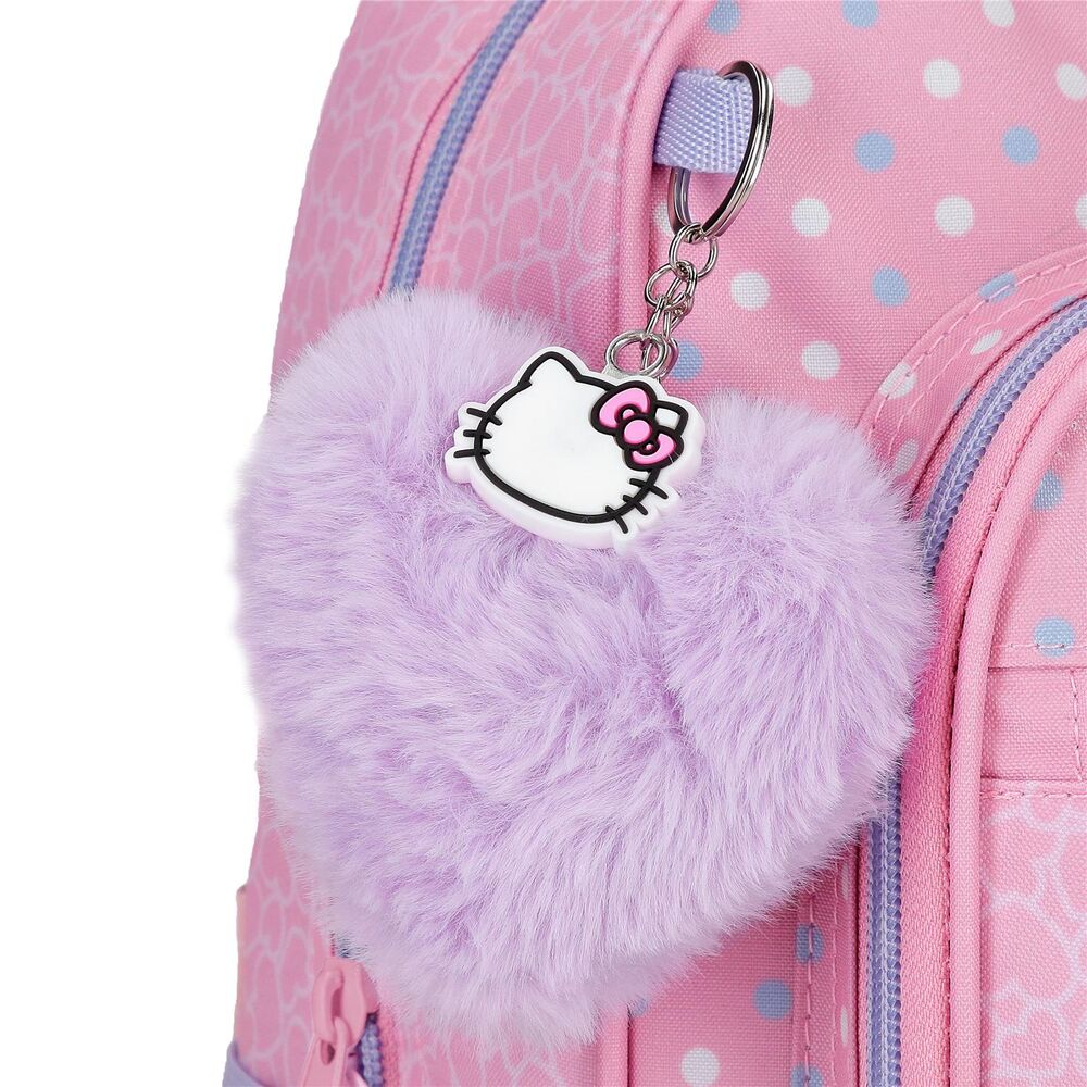 Mochila Hearts & Dots Hello Kitty 33cm adaptable Mochila Hearts & Dots Hello Kitty 33cm adaptable