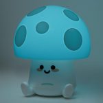 "Fun Guy Mushroom" Lámpara multicolor
