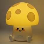"Fun Guy Mushroom" Lámpara multicolor