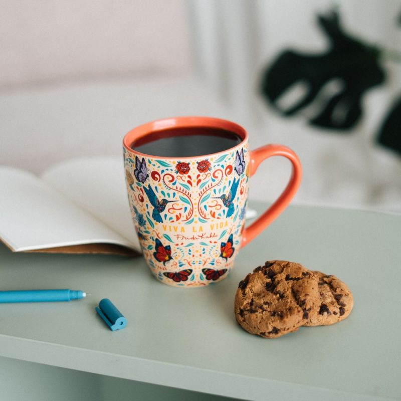 TAZA PREMIUM FRIDA KAHLO VIVA LA VIDA
