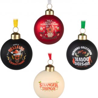Set 4 Adornos Navidad Stranger Things