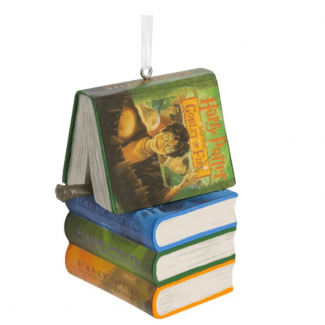 Adorno decorativo Harry Potter Libros y varita