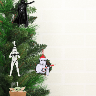 Crea tu pack 4 adornos navideños "Star Wars"