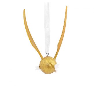 Adorno decorativo Snitch dorada resina 9,5 cm